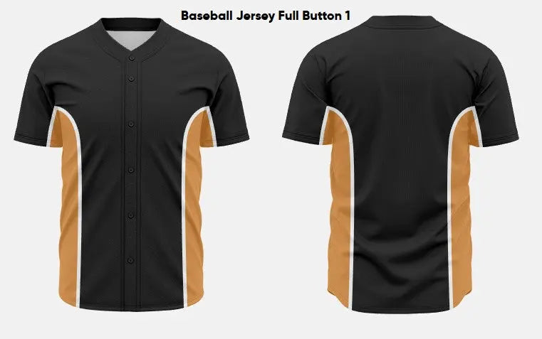 Custom Sublimated Baseball Jersey Full Button BASE04 Flash Uniforms